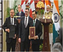 India and Canada signed a long-term uranium supply agreement to fuel India’s civil nuclear power reactors
